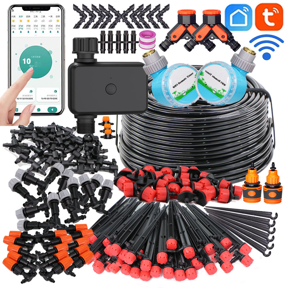 Smart Garden Sprinkler System - 30-50M Smart Garden Watering System Adjustable