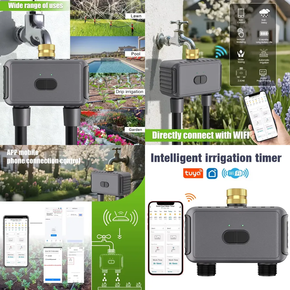 Smart Garden System - WAP01 WiFi APP Control Dual Hose