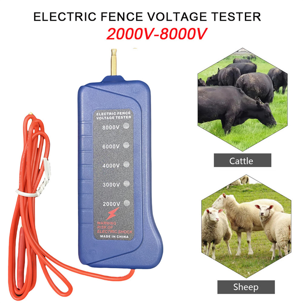 Smart Garden Fence - 2000V-8000V Electric Fence Tester Home Garden