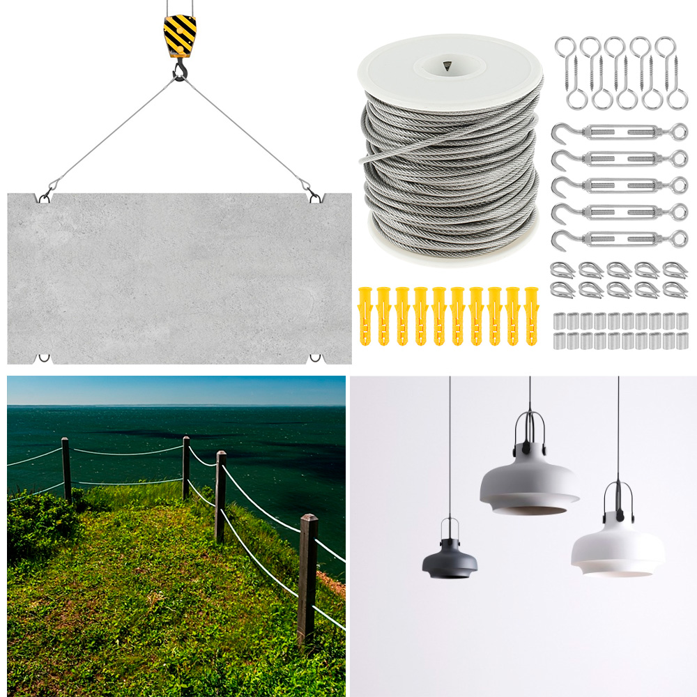 15M/30M Wire Cable Rope Stainl - đánh giá và giá Smart Garden Fence