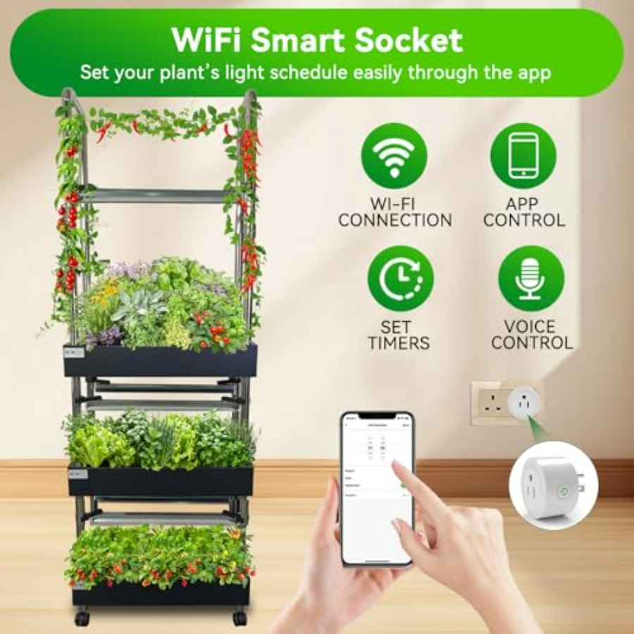 Indoor hydroponics growing sys - đánh giá và giá Smart Garden System