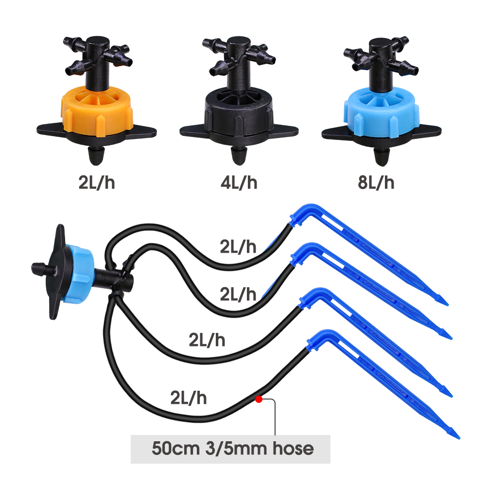 10Set 2/4/8L/H Bend Arrow Drip - đánh giá và giá Smart Garden Sprinkler System
