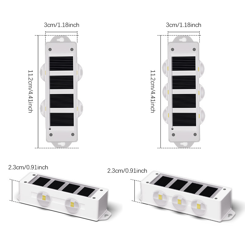 Pop 4Pcs Solar Wall Lights Wit - đánh giá và giá Smart Garden Fence