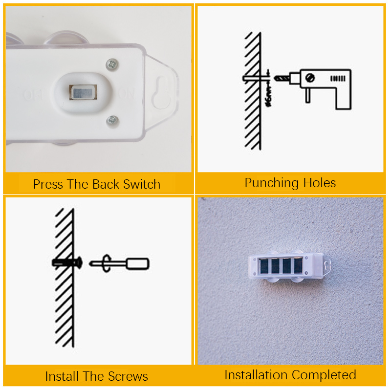 Pop 4Pcs Solar Wall Lights Wit - đánh giá và giá Smart Garden Fence