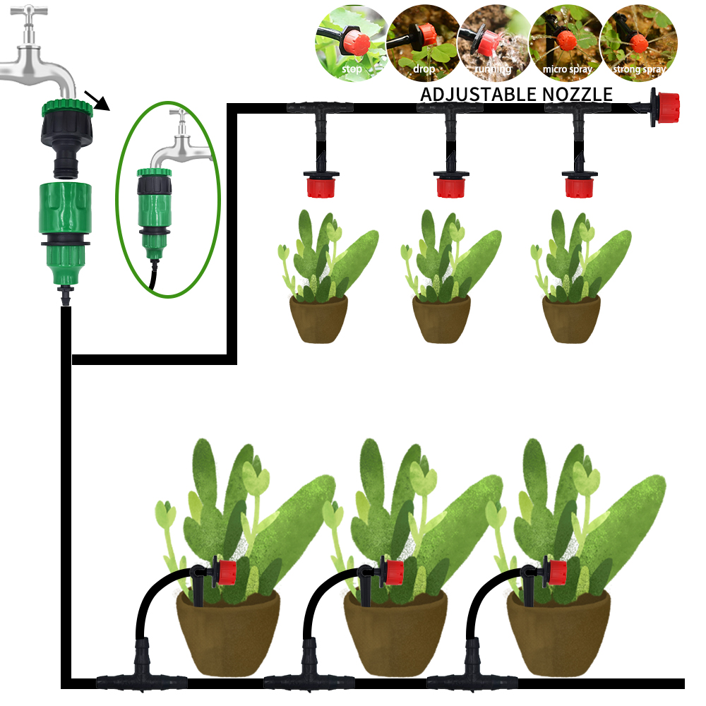 Micro Drip Irrigation System P - đánh giá và giá Smart Garden Sprinkler System