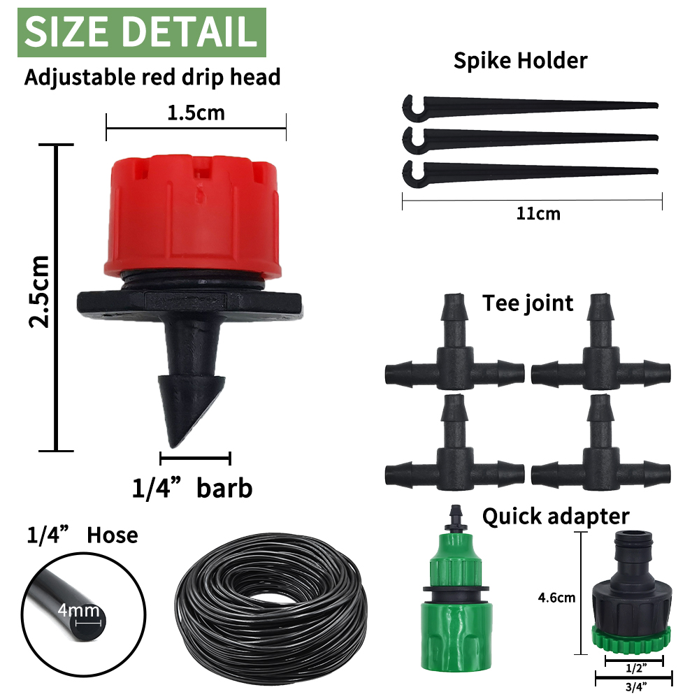 Micro Drip Irrigation System P - đánh giá và giá Smart Garden Sprinkler System